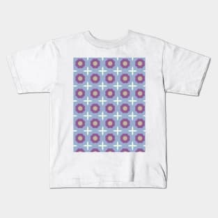 Purple floral pattern Kids T-Shirt